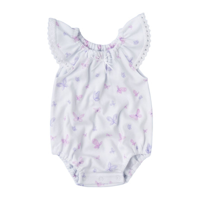 Боди с крылышками Лиловые бабочки Little Star 3732